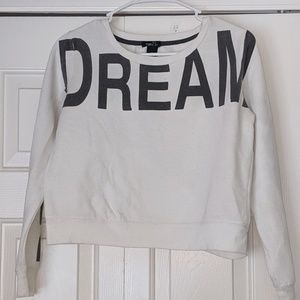 Black and White Long sleeved sweater